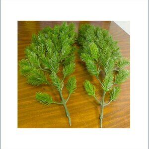 Winter Greenery (2) Branches Holiday Centerpiece 18" long each Christmas Winter